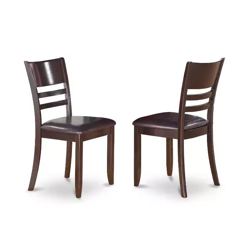 Table de dînette Parfait avec rallonge et chaises de dînette, fini cappuccino