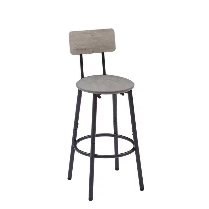 Ensemble de 3 tabourets de bar pour 2 personnes, table de bar hauteur comptoir avec 2 tabourets rembourrés, ensemble de petit-déjeuner/bistro, rustique et industriel - ModernLuxe