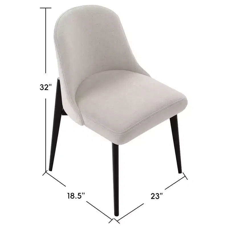 PexFix 46 Ensemble table à manger ronde moderne avec 4 chaises rembourrées Plateau en bois texturé noir Base piédestal plissée Sièges beiges pour cuisine salle à manger