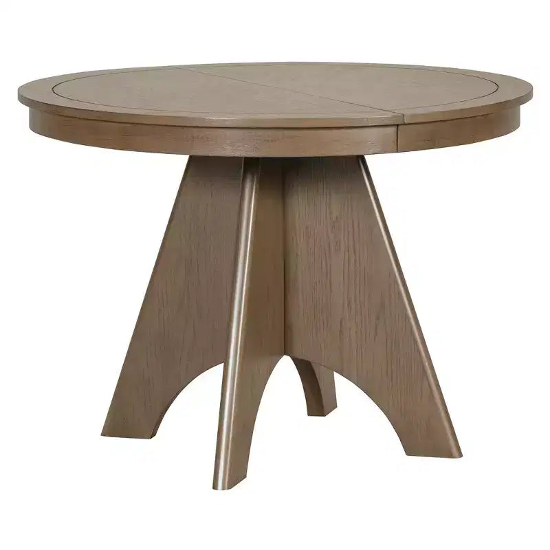 Ensemble de salle à manger extensible vintage Oliver de GDFStudio pour 4 à 6 personnes avec table style ferme de 42 à 58 po et chaises rembourrées