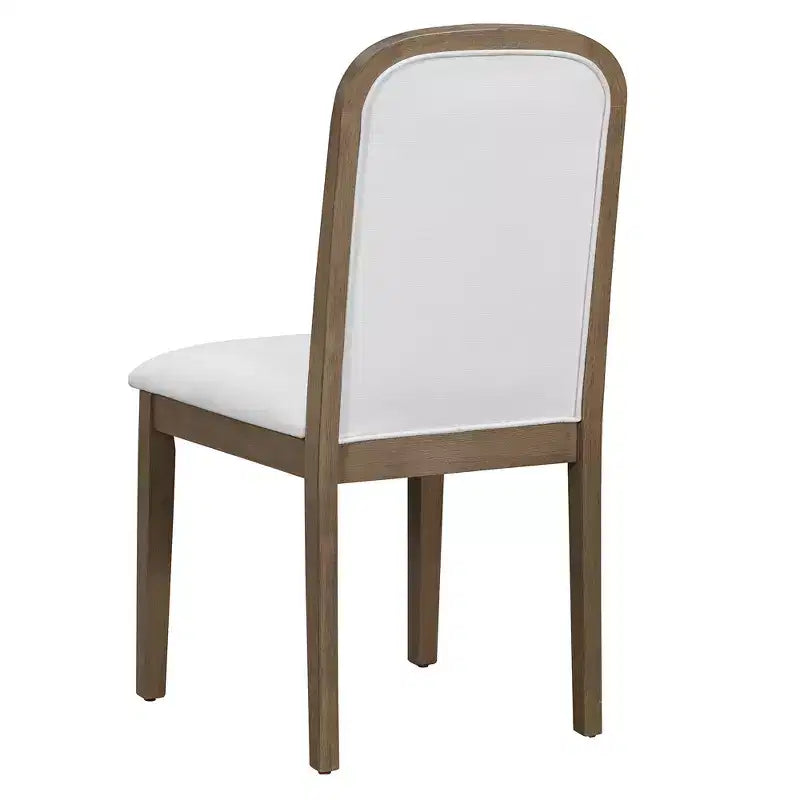 Ensemble de salle à manger extensible vintage Oliver de GDFStudio pour 4 à 6 personnes avec table style ferme de 42 à 58 po et chaises rembourrées