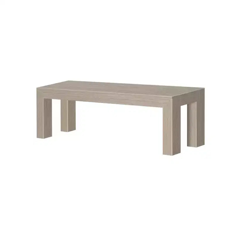 Ensemble de salle à manger moderne de 72 po en bois massif avec banc et 4 chaises