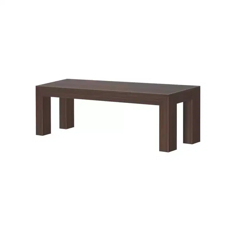 Ensemble de salle à manger moderne de 72 po en bois massif avec banc et 4 chaises