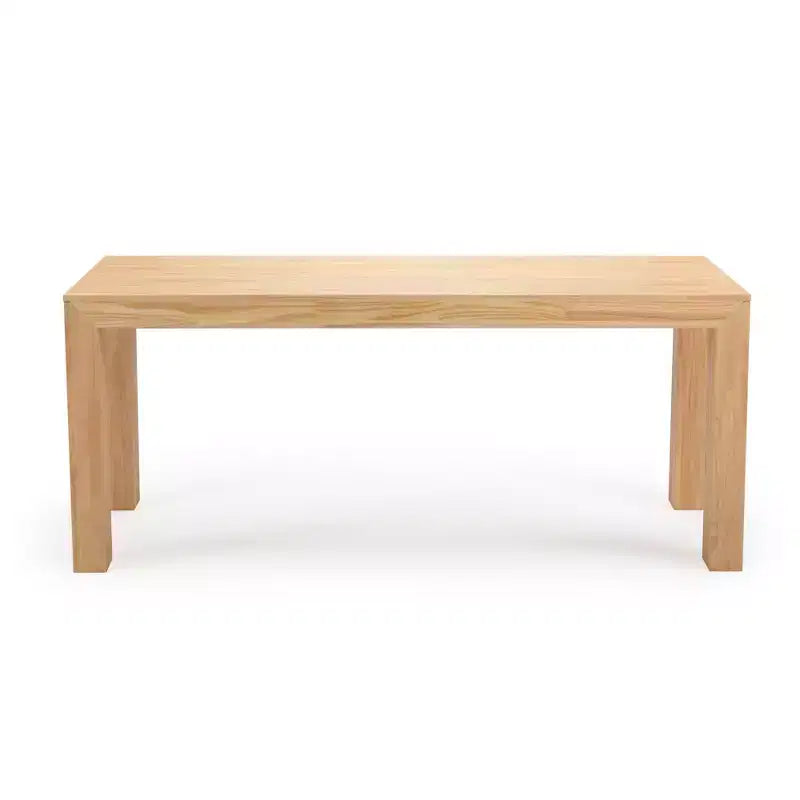 Ensemble Table à Manger Moderne Planche et Poutre 72 en Bois Massif, + 6 Chaises Noyer