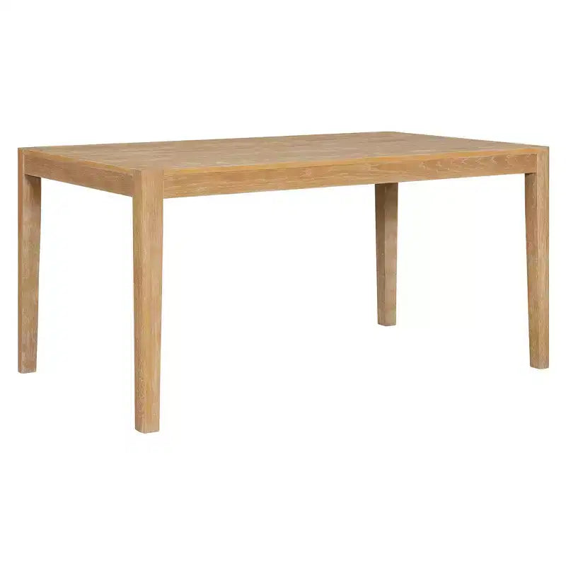 Ensemble de salle à manger 7 pièces Homy Casa avec table en bois et 6 chaises rembourrées, finition naturelle