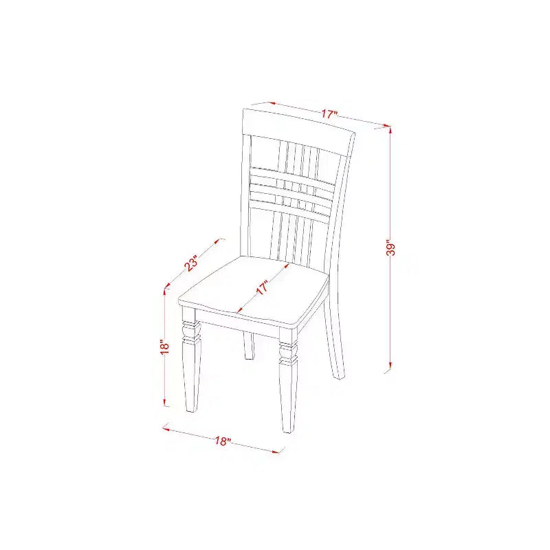 Ensemble de salle à manger médiéval - Table ronde et 4 chaises - Meubles de cuisine et salle à manger