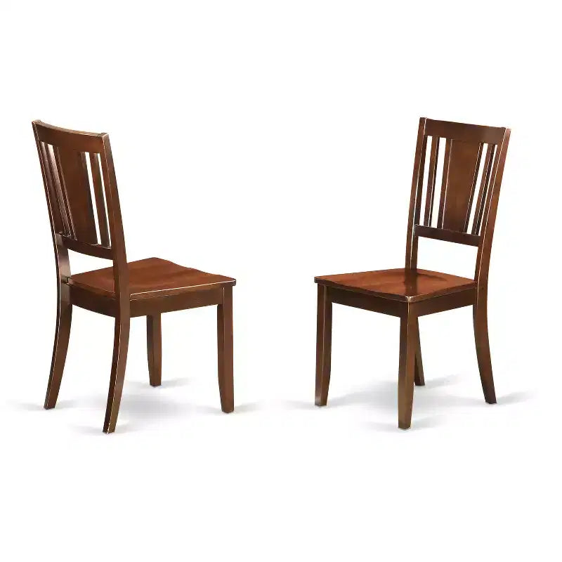 Ensemble Table de Salle à Manger Rustique - Table Carrée et 2 Chaises - Bois Massif, Motif Floral - Repas Convivial en Cuisine