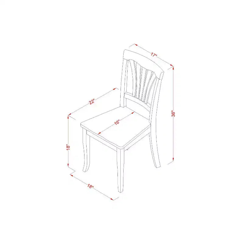 Salle à manger gothique - Table ovale 7 pièces et 6 chaises - Finition cerisier crème
