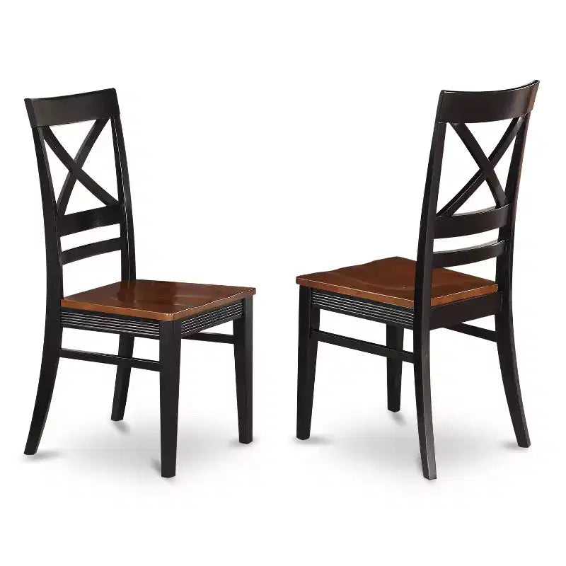 Ensemble Table et Chaises de Salle à Manger 4 Places - Table et Chaises Rococo Radiance - Meubles de Salle à Manger en Bois Dur Asiatique
