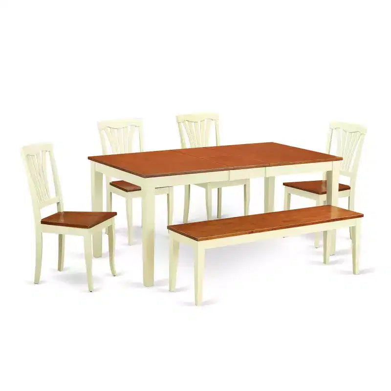 Retro Dining Table Set - Kitchen Dinette Table & Chairs - Renaissance Style