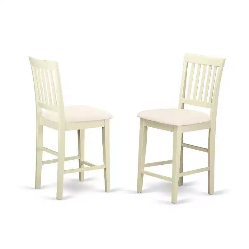 Ensemble de salle à manger hauteur comptoir - Table et 4 chaises - Style cuisine moderne