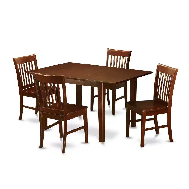 Elegant Dining Set - Small Table & Chairs - Hardwood Dining Room Furniture