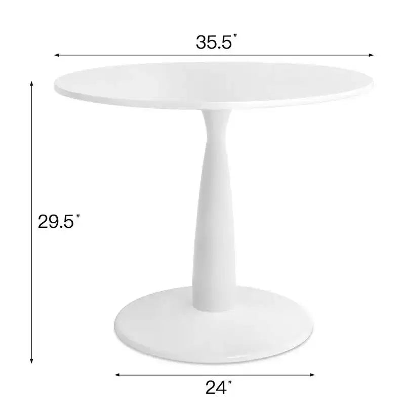 Ensemble de salle à manger rond 5 pièces pour 4 personnes, avec 4 chaises de salle à manger en tissu bouclé et dossier en rotin tressé, mobilier d'intérieur - Panipeachy