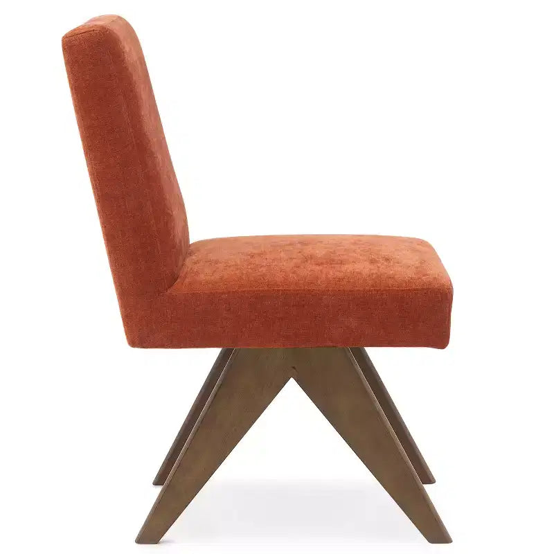 Ensemble de salle à manger 5 pièces pour 4 personnes, table ronde moderne de 117 cm avec 4 chaises rembourrées à pieds en bois pour salle à manger, salon - Panipeachy