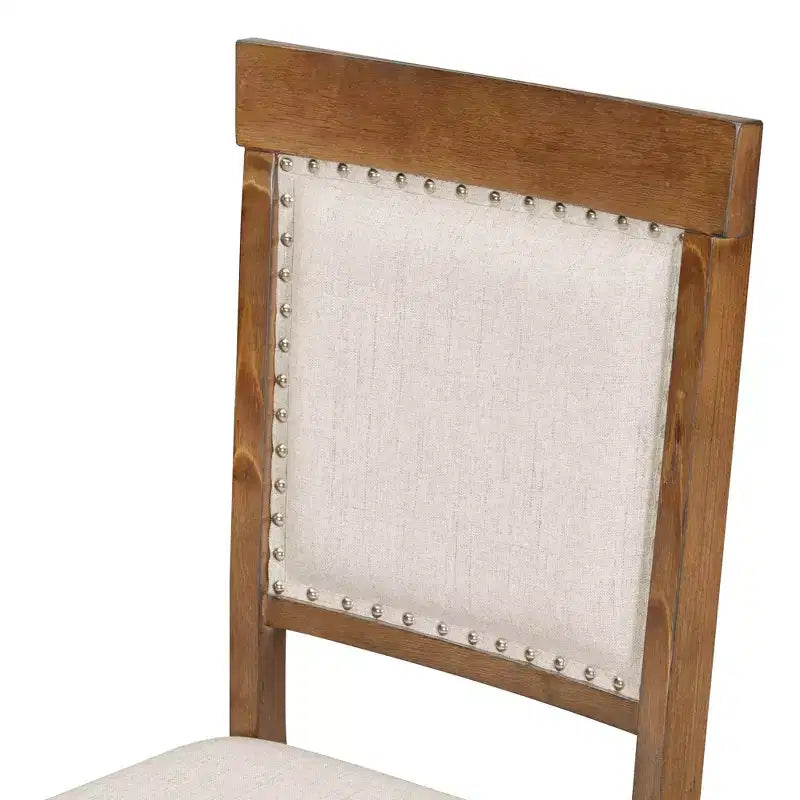 Ensemble de table de cuisine style ferme pour 4 personnes, table à manger ronde extensible en bois et 4 chaises rembourrées, ensemble de salle à manger rétro pour cuisine