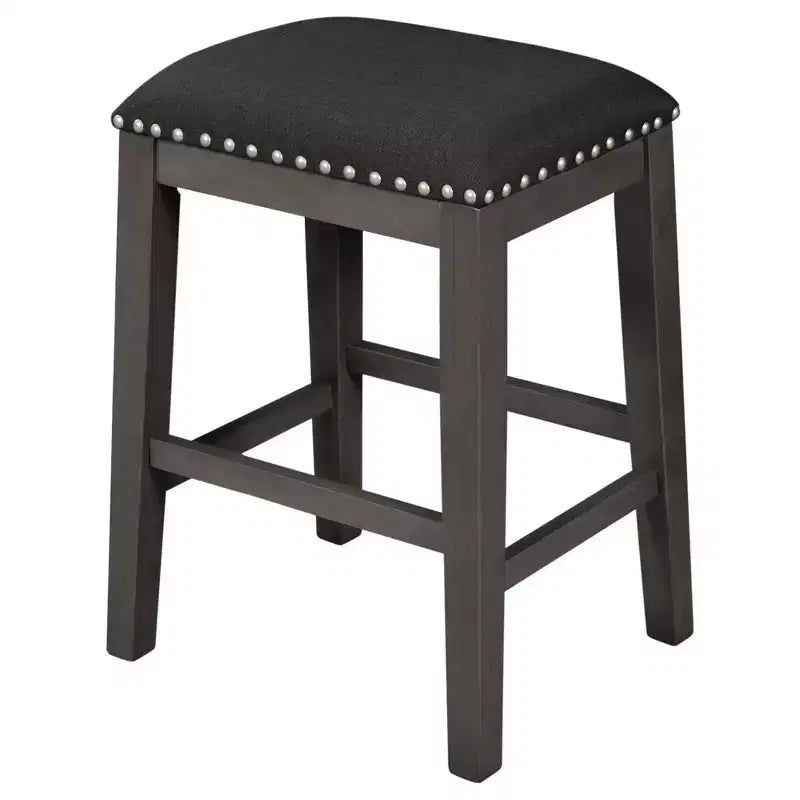 Ensemble de salle à manger à hauteur de comptoir pour 4 personnes, table de bar en bois avec étagère de rangement et 2 tabourets et 2 chaises pour petits espaces