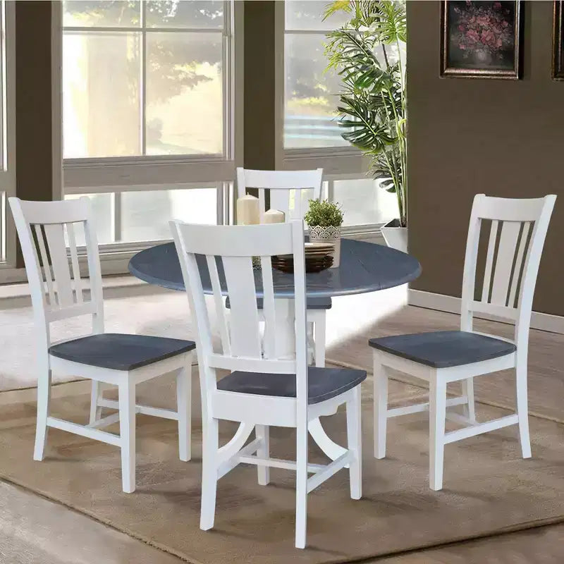Table à deux abattants Mase de 42 po avec 2 chaises latérales San Remo - International Concepts