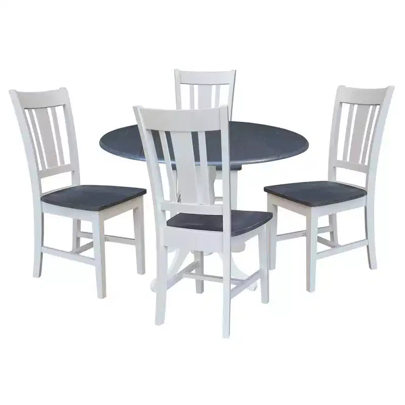 Table à deux abattants Mase de 42 po avec 2 chaises latérales San Remo - International Concepts