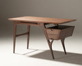 Bureau en bois massif plaqué bois