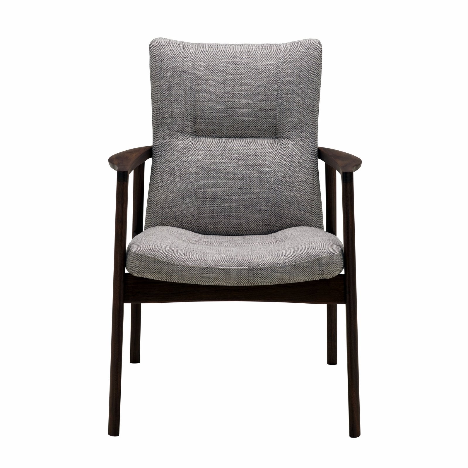 Chaise de salle à manger minimaliste en chêne massif