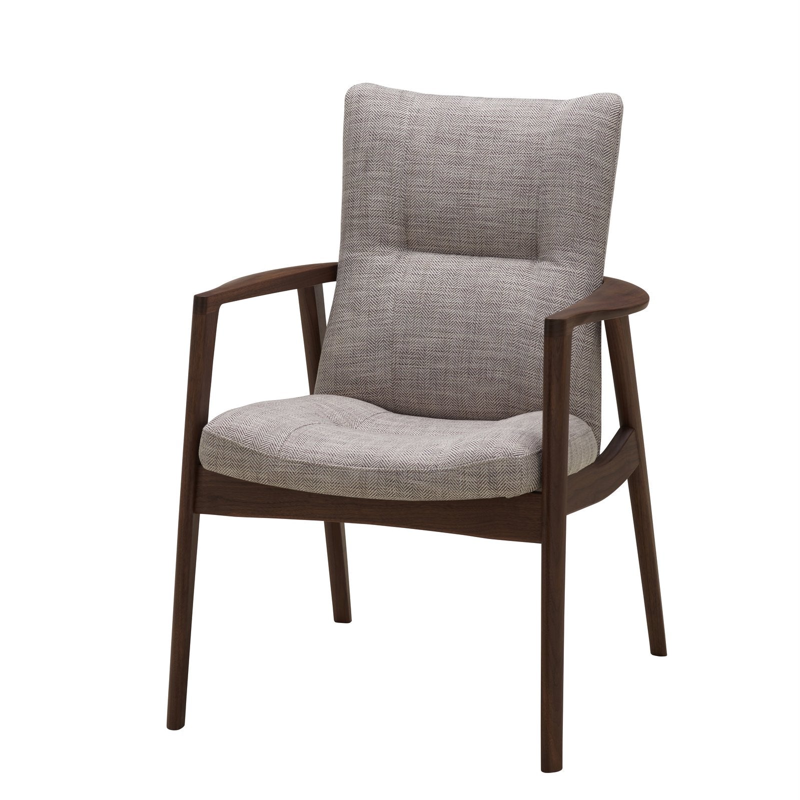 Chaise de salle à manger minimaliste en chêne massif