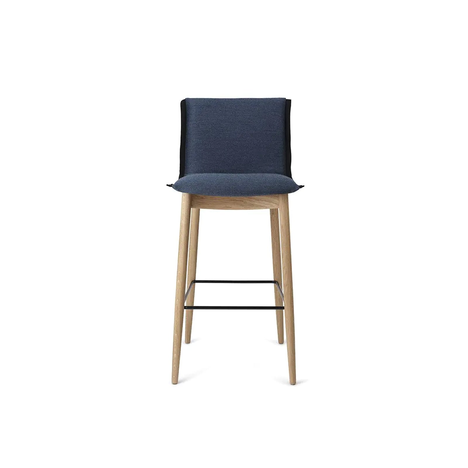 Tabouret en chêne massif et noyer massif