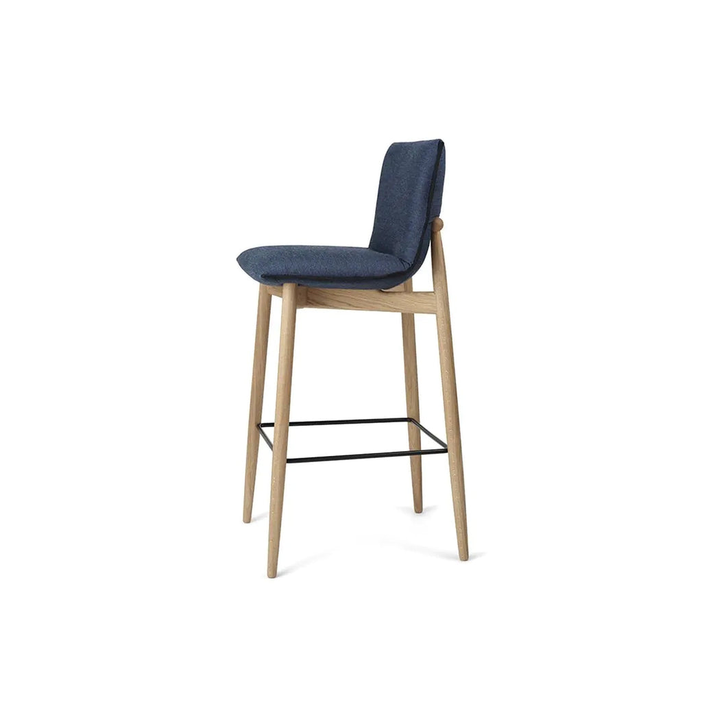 Tabouret en chêne massif et noyer massif