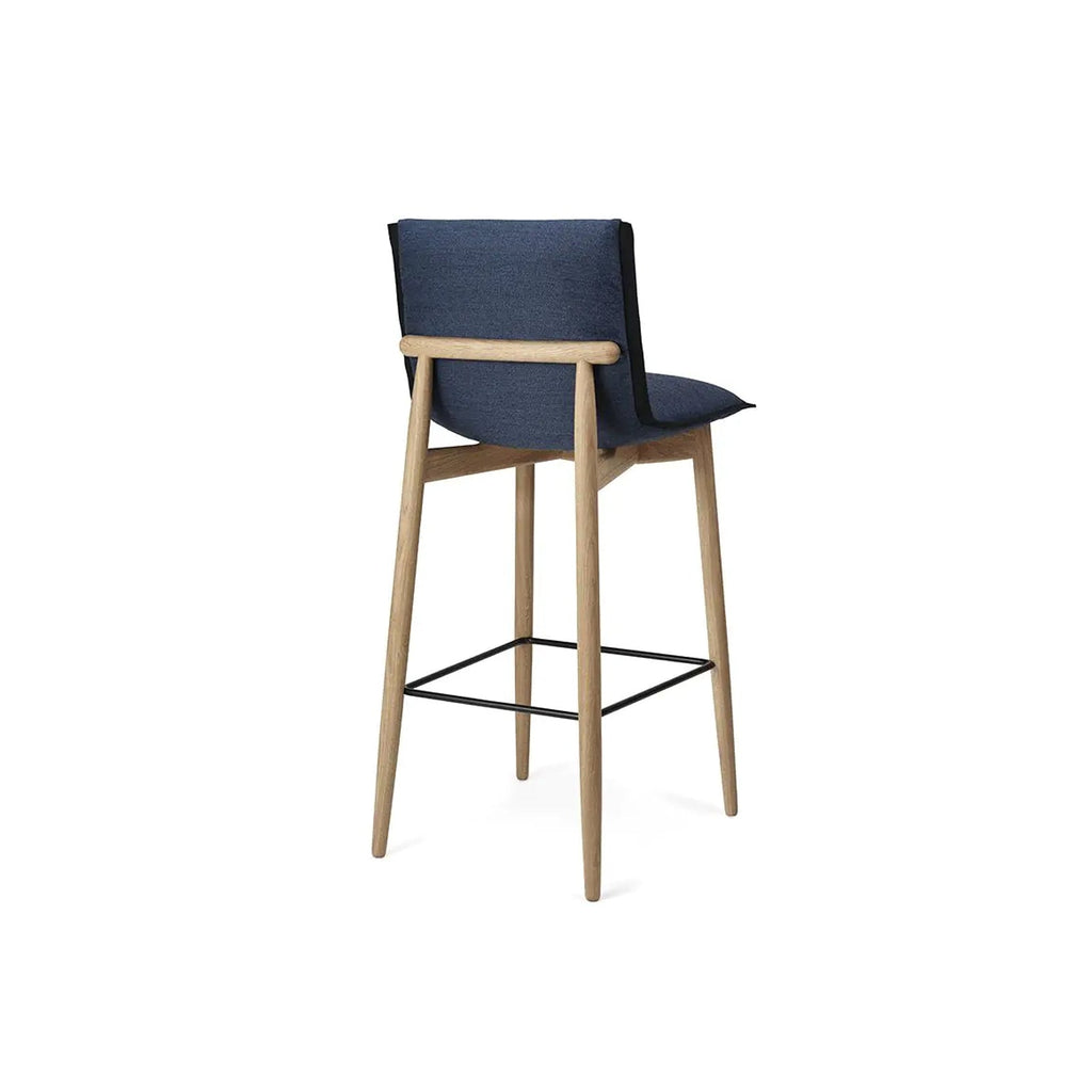 Tabouret en chêne massif et noyer massif