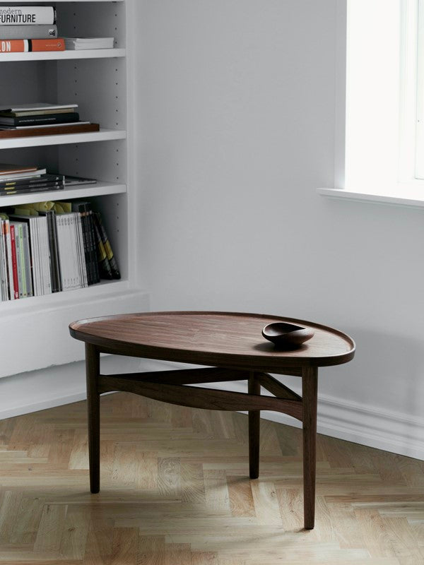 Table basse en chêne massif noyer