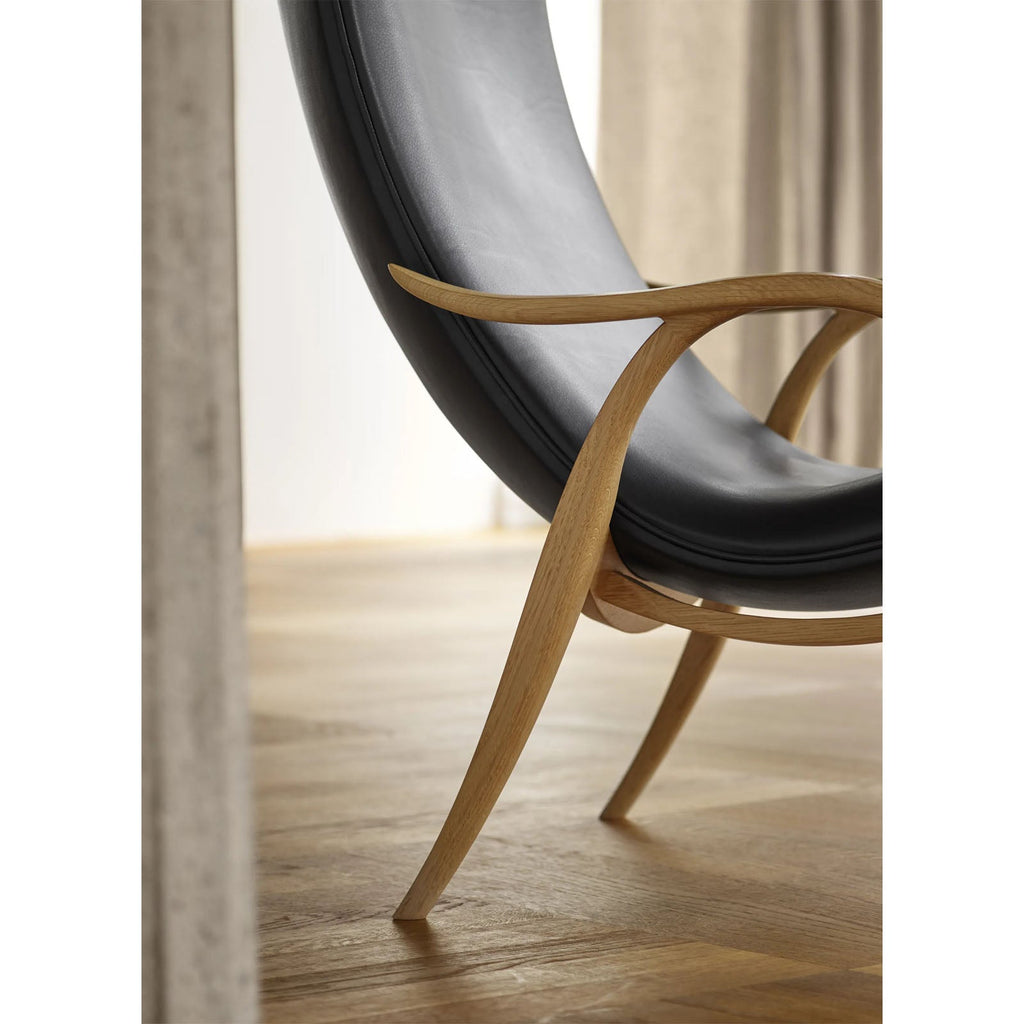 Fauteuil en chêne massif