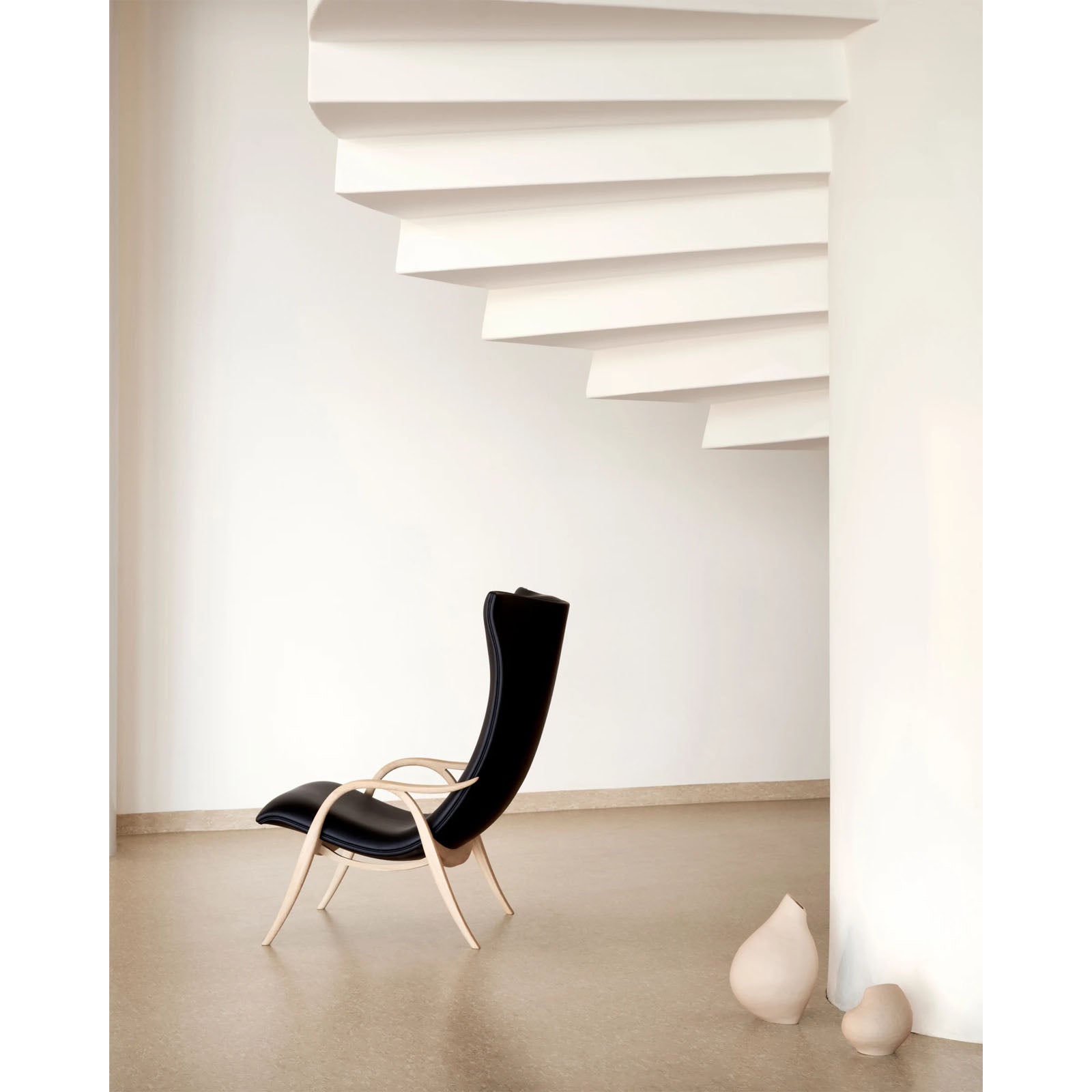 Fauteuil en chêne massif