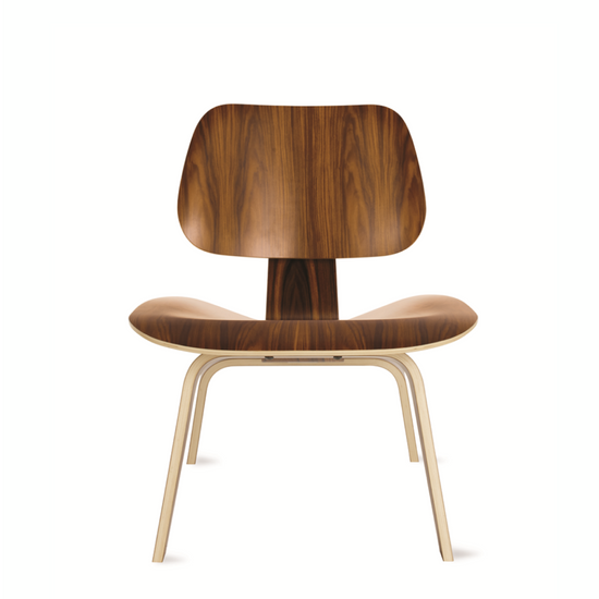 Fauteuil moderne en placage de bois